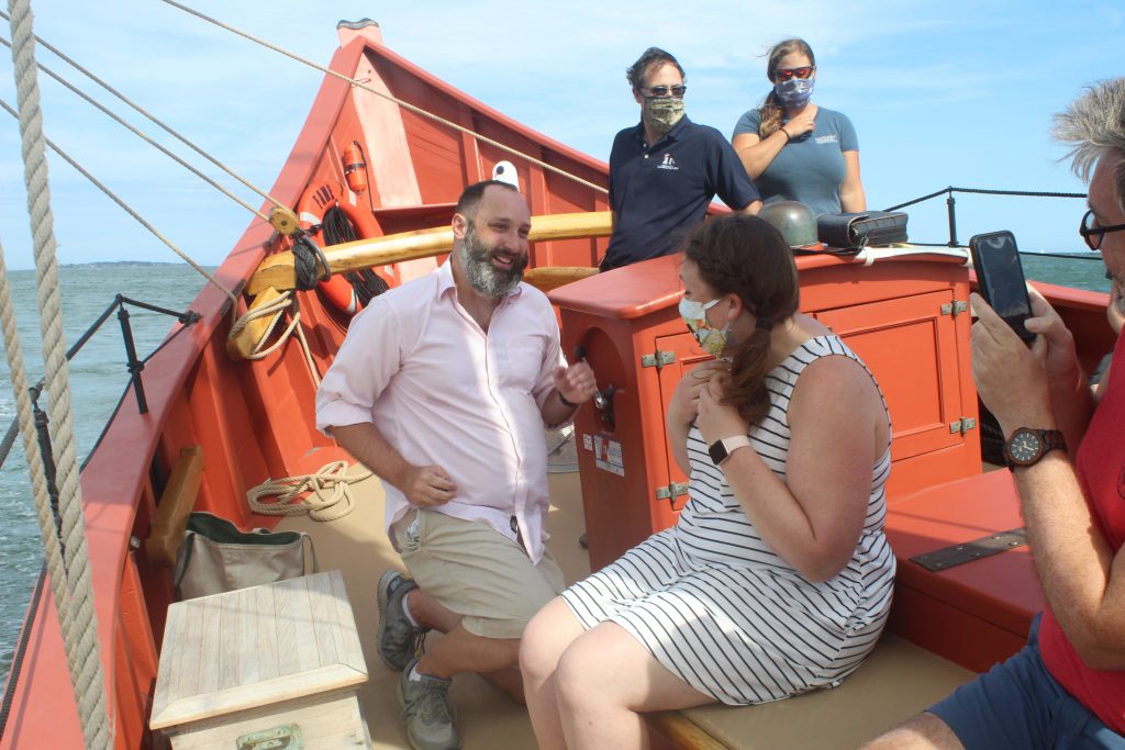 salem ma wedding, wedding on the schooner fame