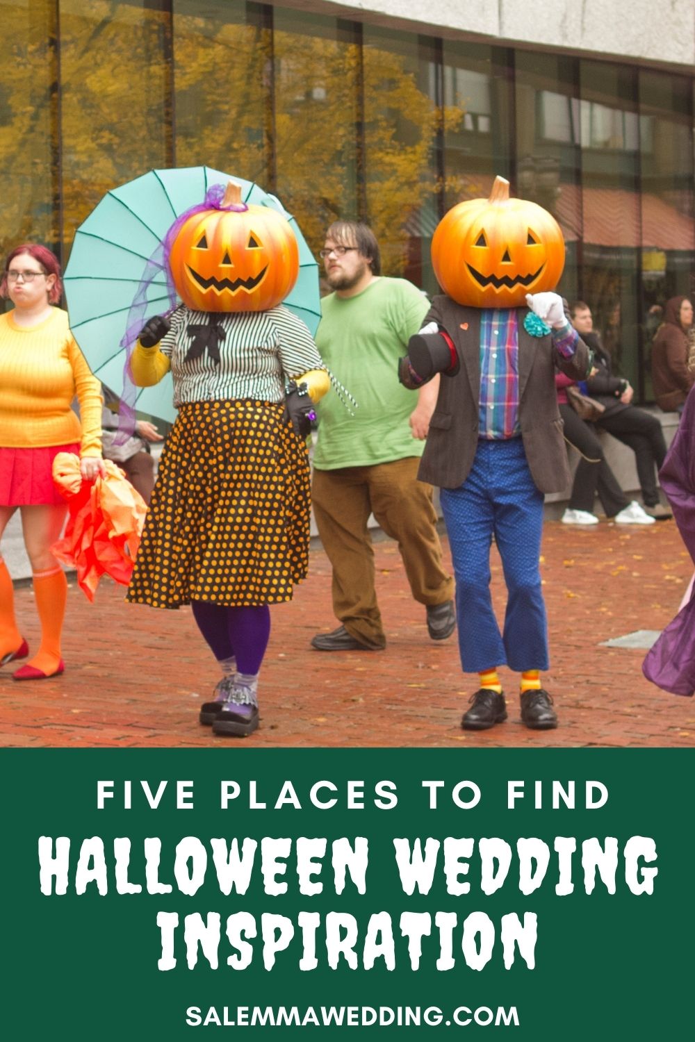 five places to find halloween wedding inspiration, salem ma wedding