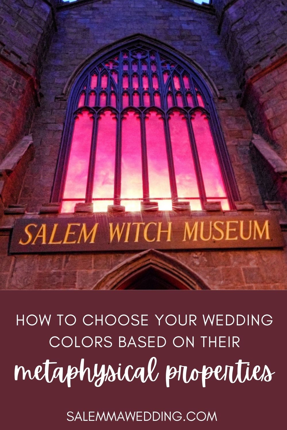 salem ma wedding, how to choose your wedding colors based on their metaphysical properties